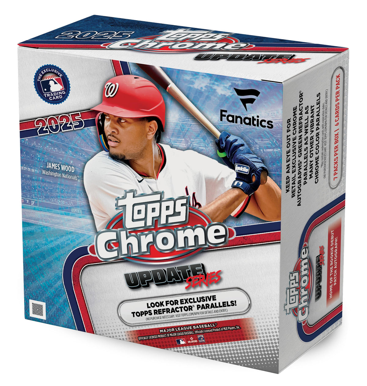 2025 Topps Chrome Baseball Mega Box FANATICS EXCLUSIVE