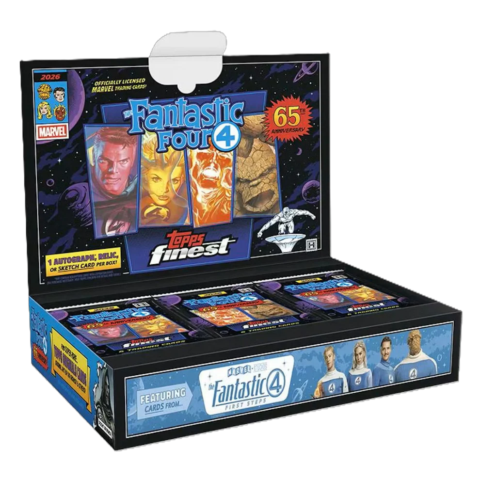 2026 Topps Finest Fantastic Four Hobby Box — Trading Cards