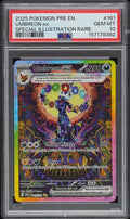 2025 POKEMON PRE EN-PRISMATIC EVOLUTIONS #161 UMBREON ex SPECIAL ILLUSTRATION RARE PSA 10