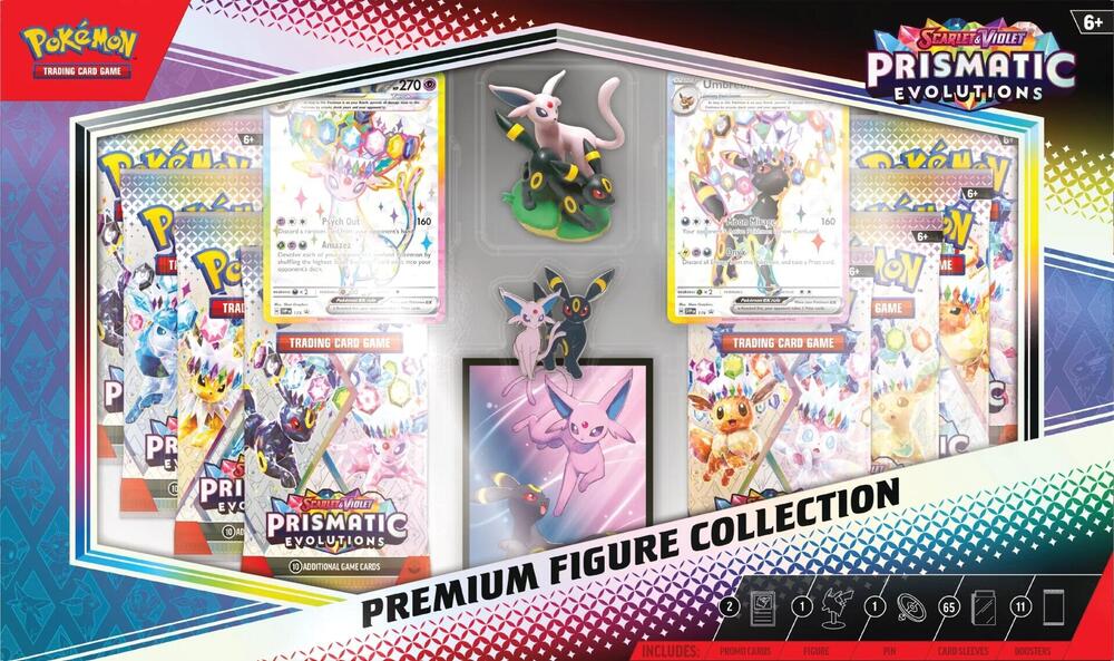 Prismatic Evolutions Premium Figure Collection — Trading Cards
