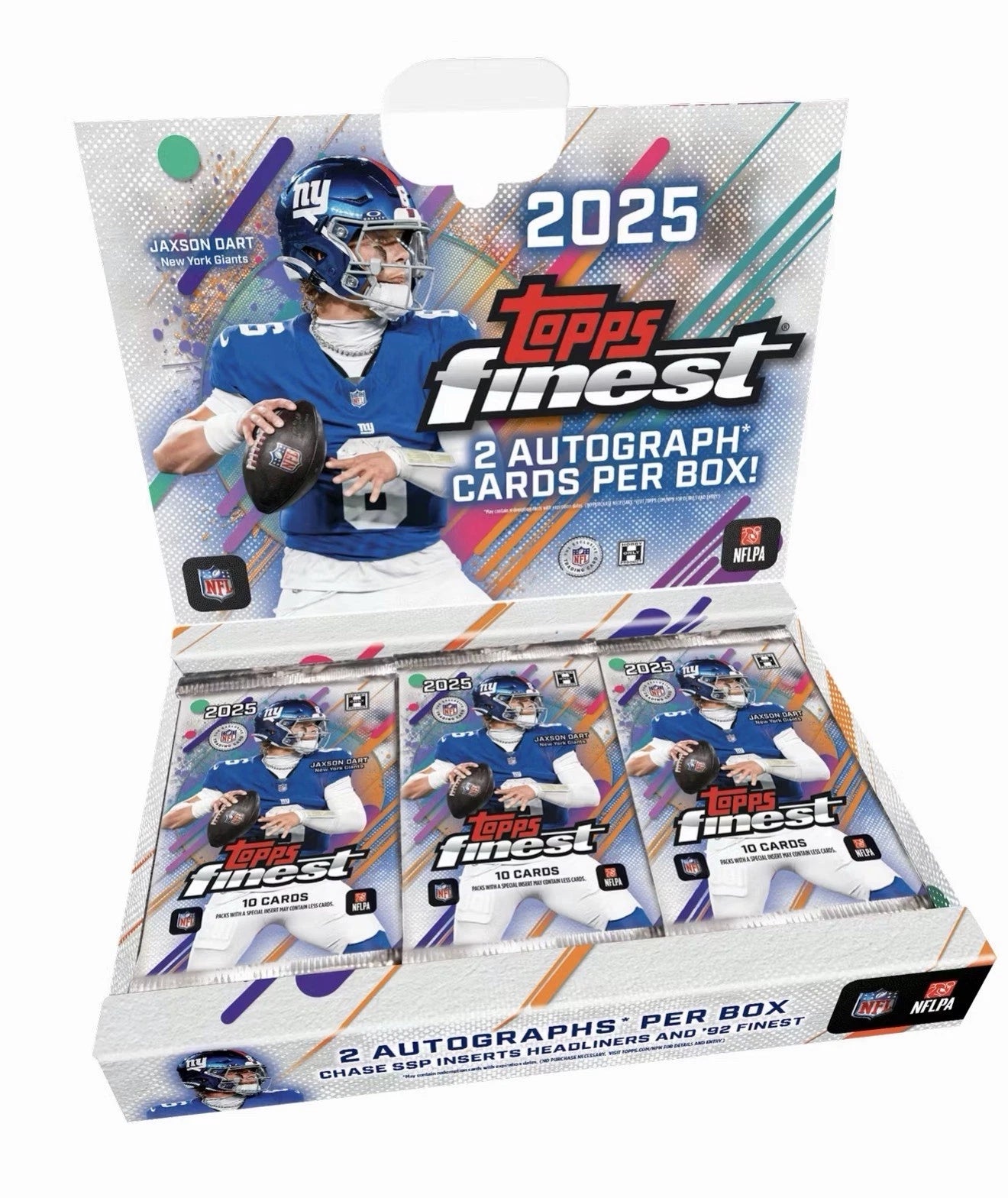 2025 Topps Finest Football Hobby Box — Sports Trading Cards