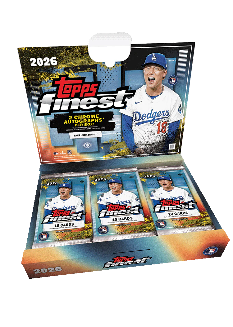 2026 Topps Finest Baseball Hobby Box — Sports Trading Cards