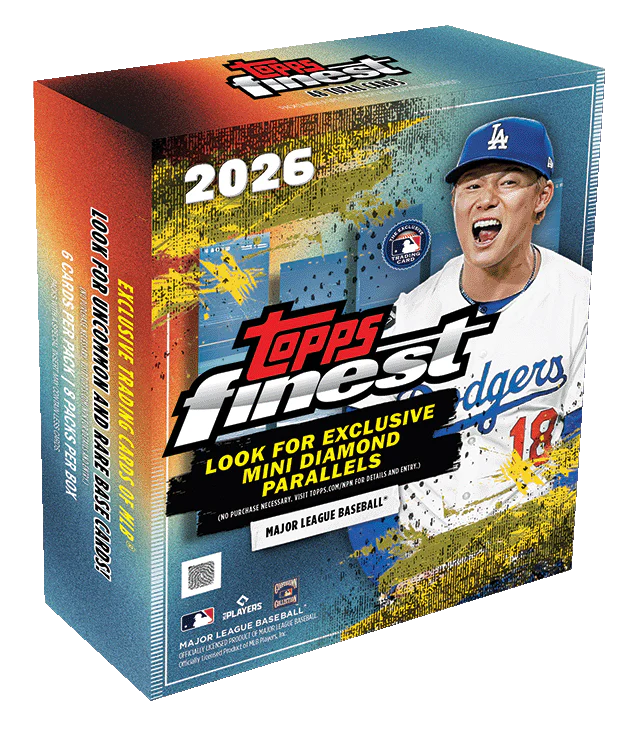 2026 Topps Finest Baseball Mega Box — Sports Trading Cards