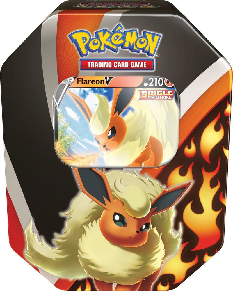 Eevee Evolutions Tin Set of 3 - sold as a set (Flareon, Jolteon and Vaporeon) — Pokemon