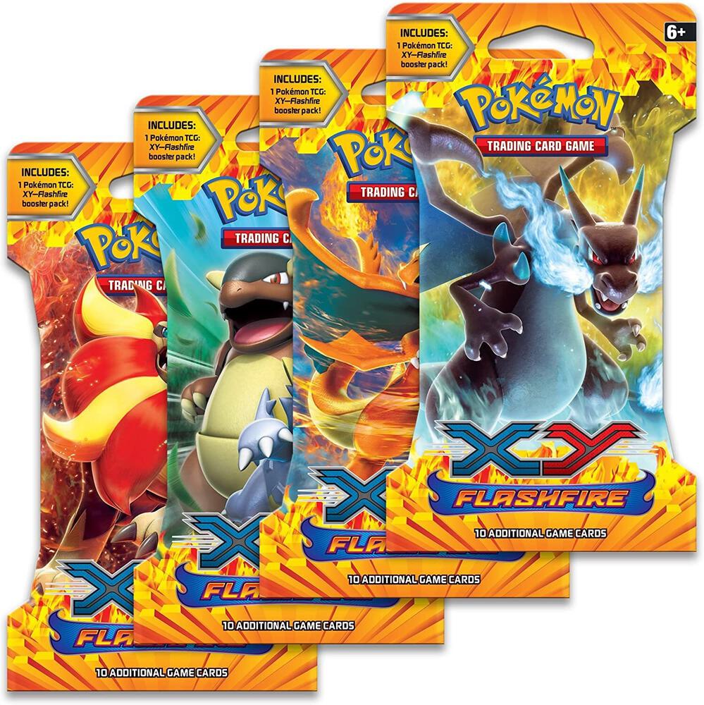 Flashfire Sleeved Booster Pack - XY - Flashfire (FLF) XY - Flashfire — Trading Cards