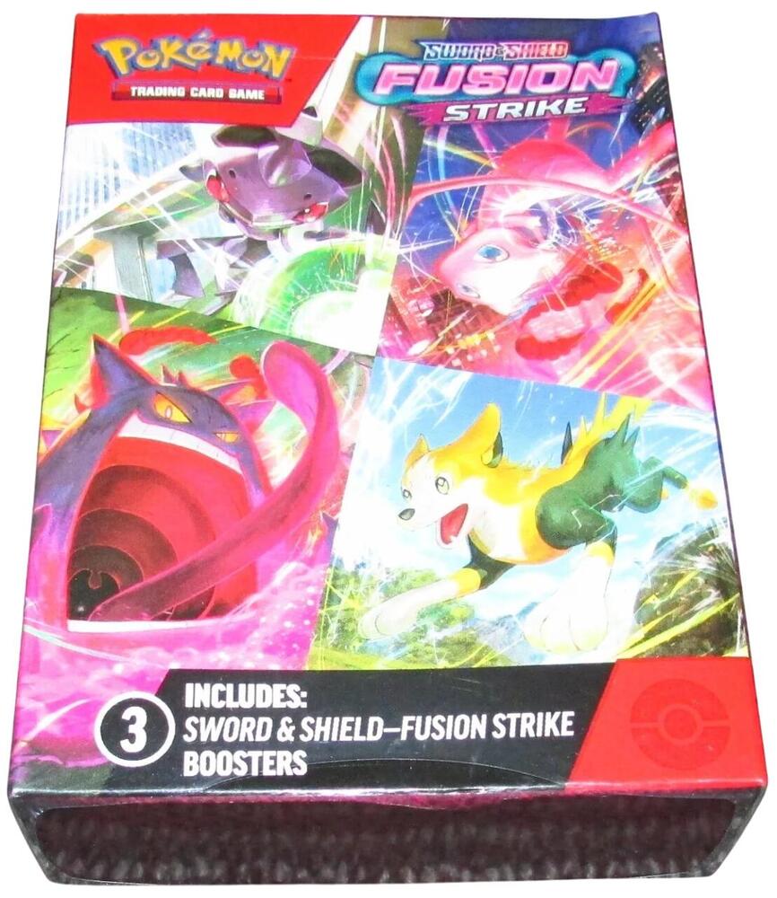 Fusion Strike 3 Pack Hanger Box - SWSH08: Fusion Strike (SWSH08) — Trading Cards