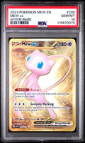 2023 Pokemon Scarlet & Violet 151 Gold Rare Mew ex #205 PSA 10