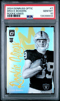 2024 PANINI DONRUSS OPTIC ROOKIE KINGS #7 BROCK BOWERS PSA 10