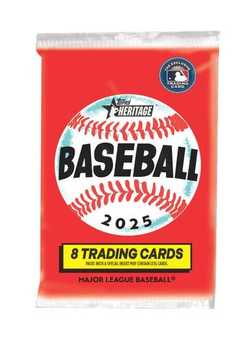 2025 Topps MLB HERITAGE Baseball Value Box — Sports Trading Cards