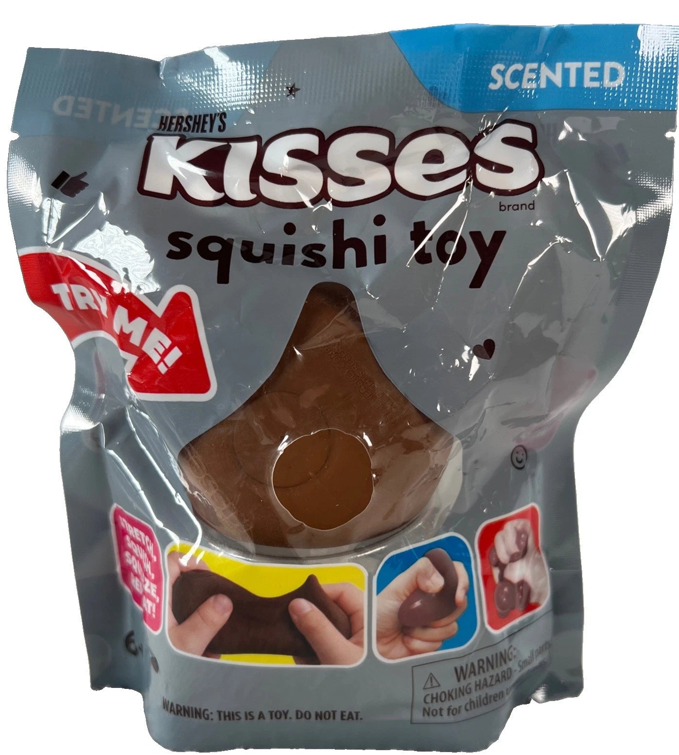HERSHEY'S KISSES chocolate-scented Squishi Toy in packaging