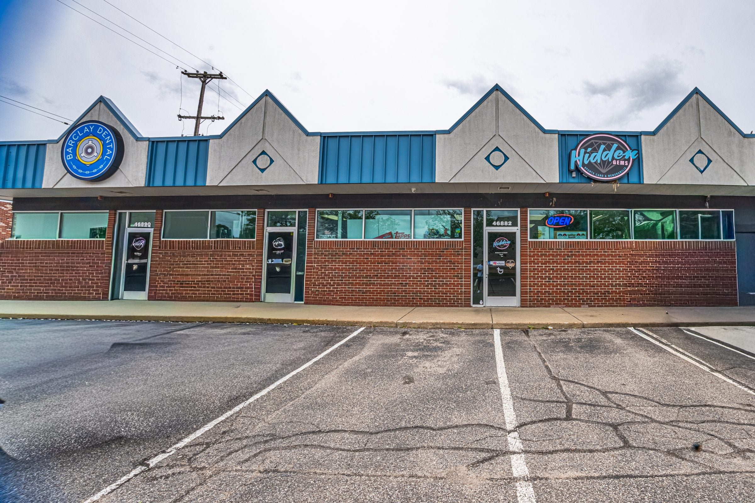 Hidden Gems Card Shop storefront in Shelby Township, Michigan