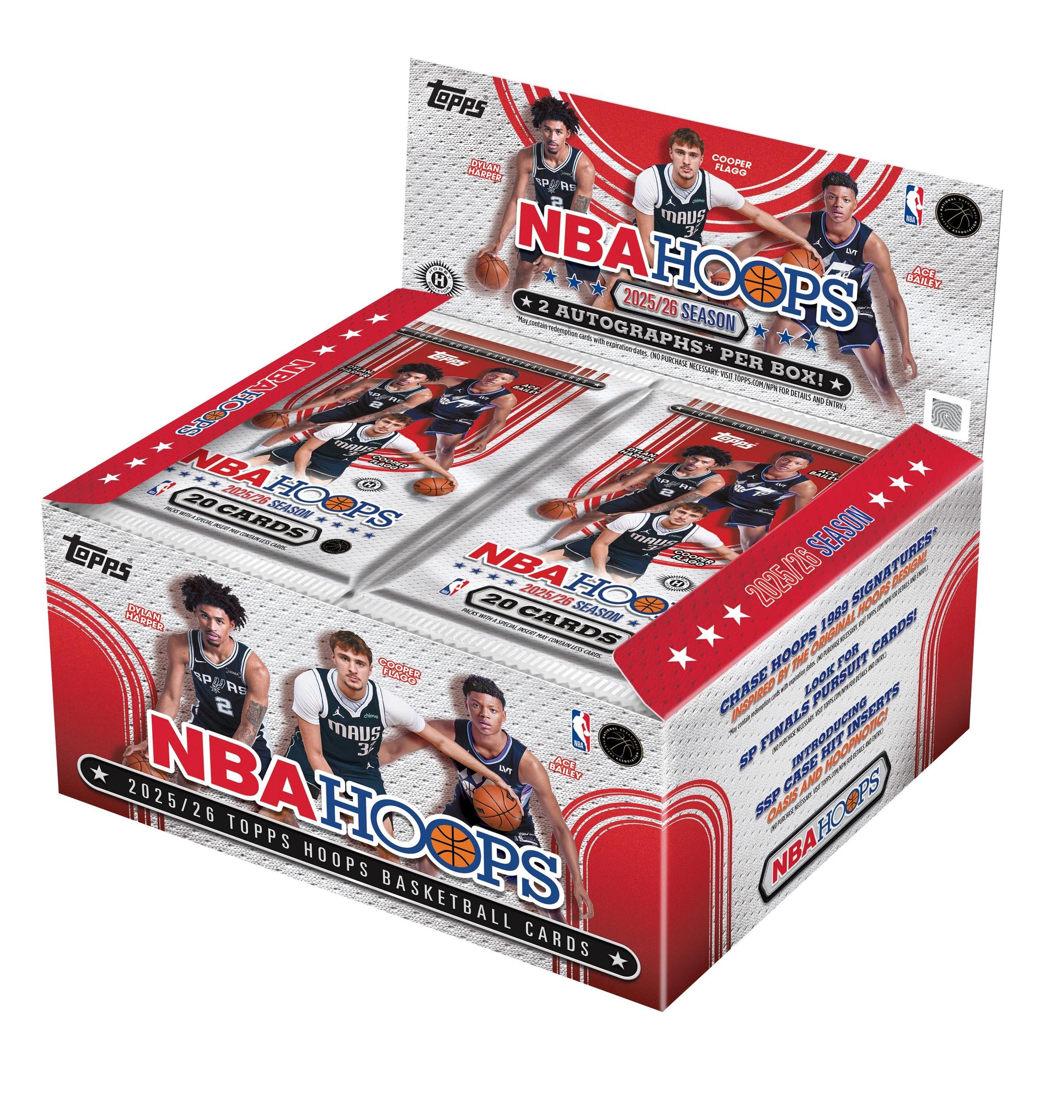 2025-26 Topps Hoops Basketball Jumbo Box — Sports Trading Cards
