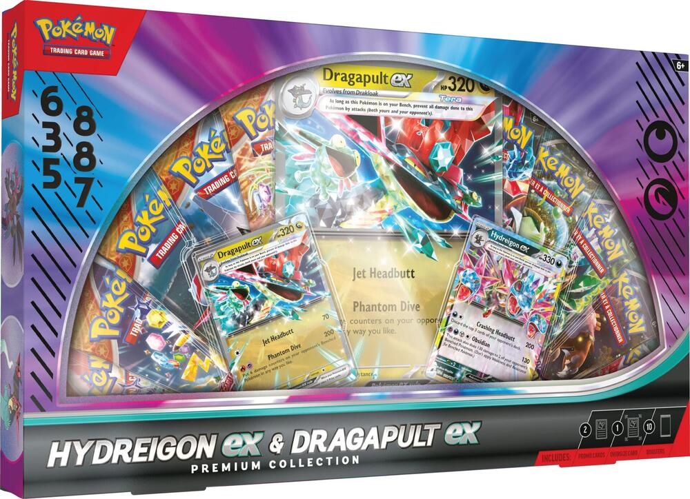 Hydreigon ex & Dragapult ex Premium Collection — Trading Cards