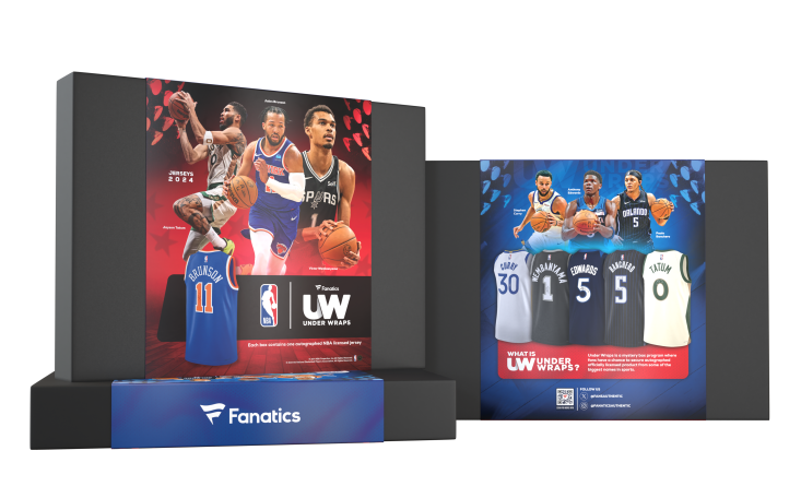 2024 Fanatics Under Wraps NBA Jersey - SEALED — Collectible Sports Memorbillia