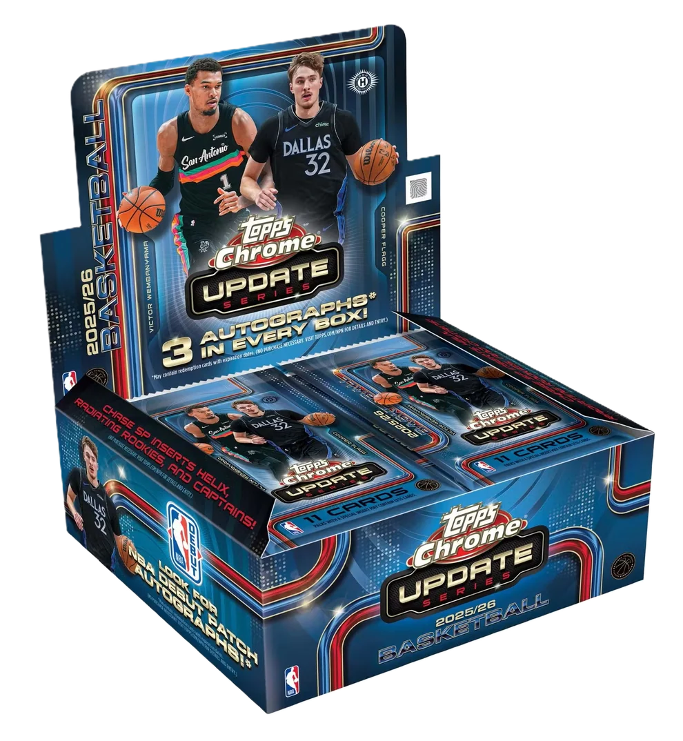 2025/26 Topps Chrome Update Series Basketball Jumbo Box