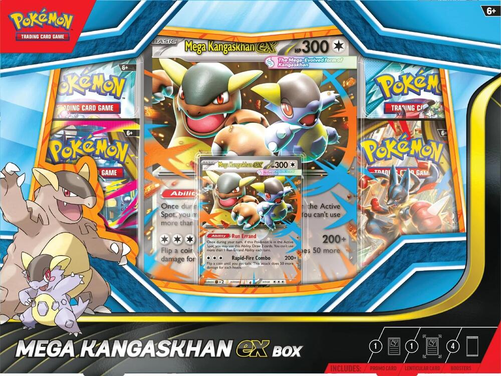 Mega Kangaskhan ex Box — Trading Cards