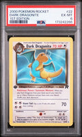 2000 POKEMON ROCKET #22 DARK DRAGONITE 1ST EDITION PSA 6