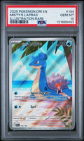 2025 POKEMON DRI EN-DESTINED RIVALS #194 MISTY'S LAPRAS ILLUSTRATION RARE PSA 10