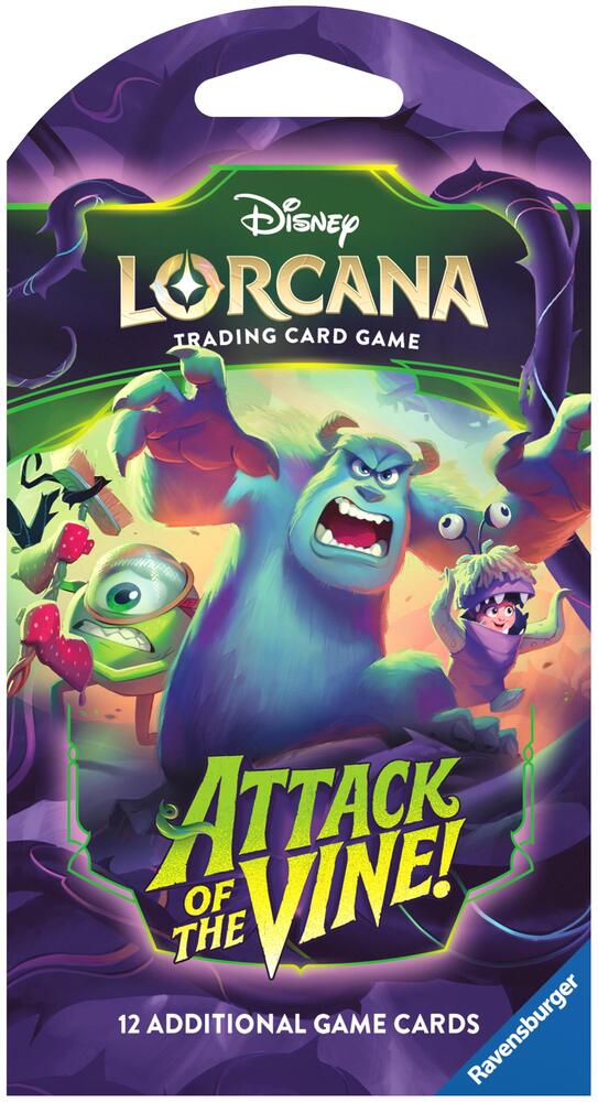 Disney Lorcana: Attack of the Vine! Sleeved Booster Pack - Attack of the Vine! (13)