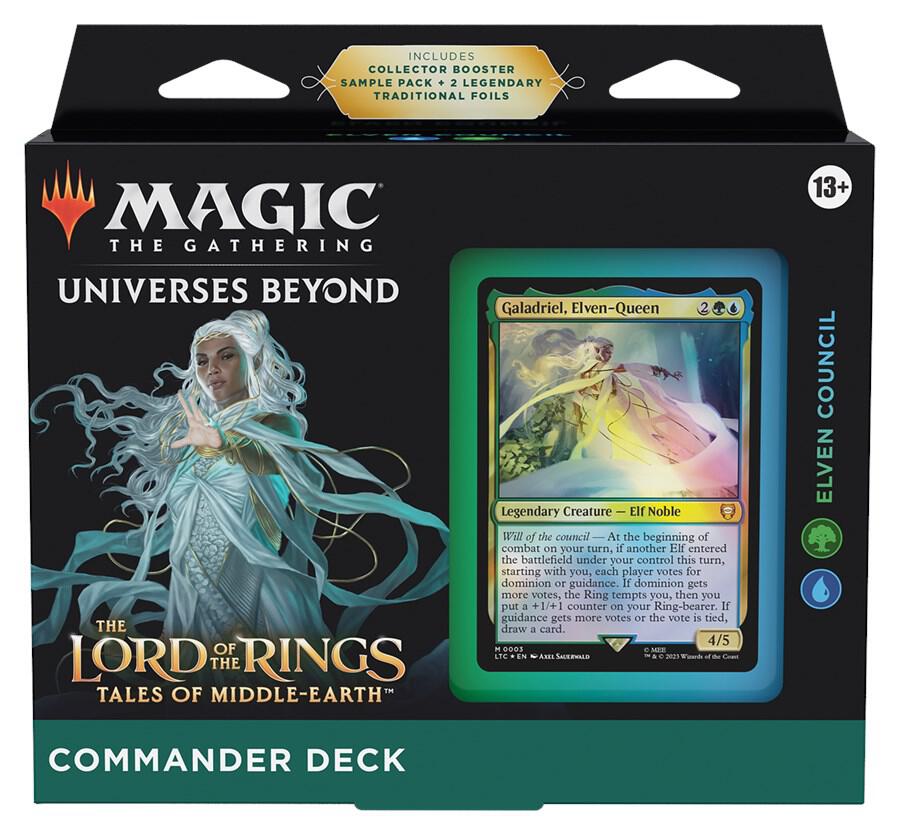 The Lord of the Rings: Tales of Middle-earth Commander Deck - Elven Council — Trading Cards