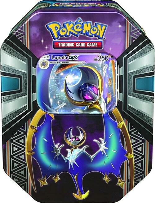 Legends of Alola Tin [Lunala GX] - SM Base Set (SM01) — Trading Cards