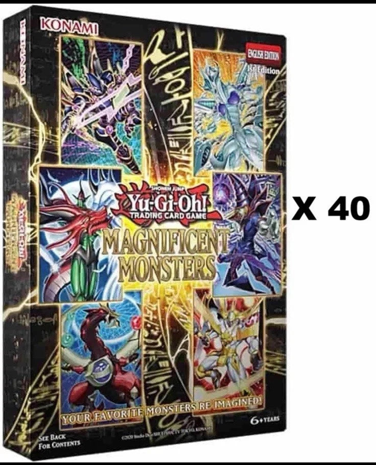 YuGiOh Magnificent Monsters Factory Sealed Master Case 40 Boxes - English