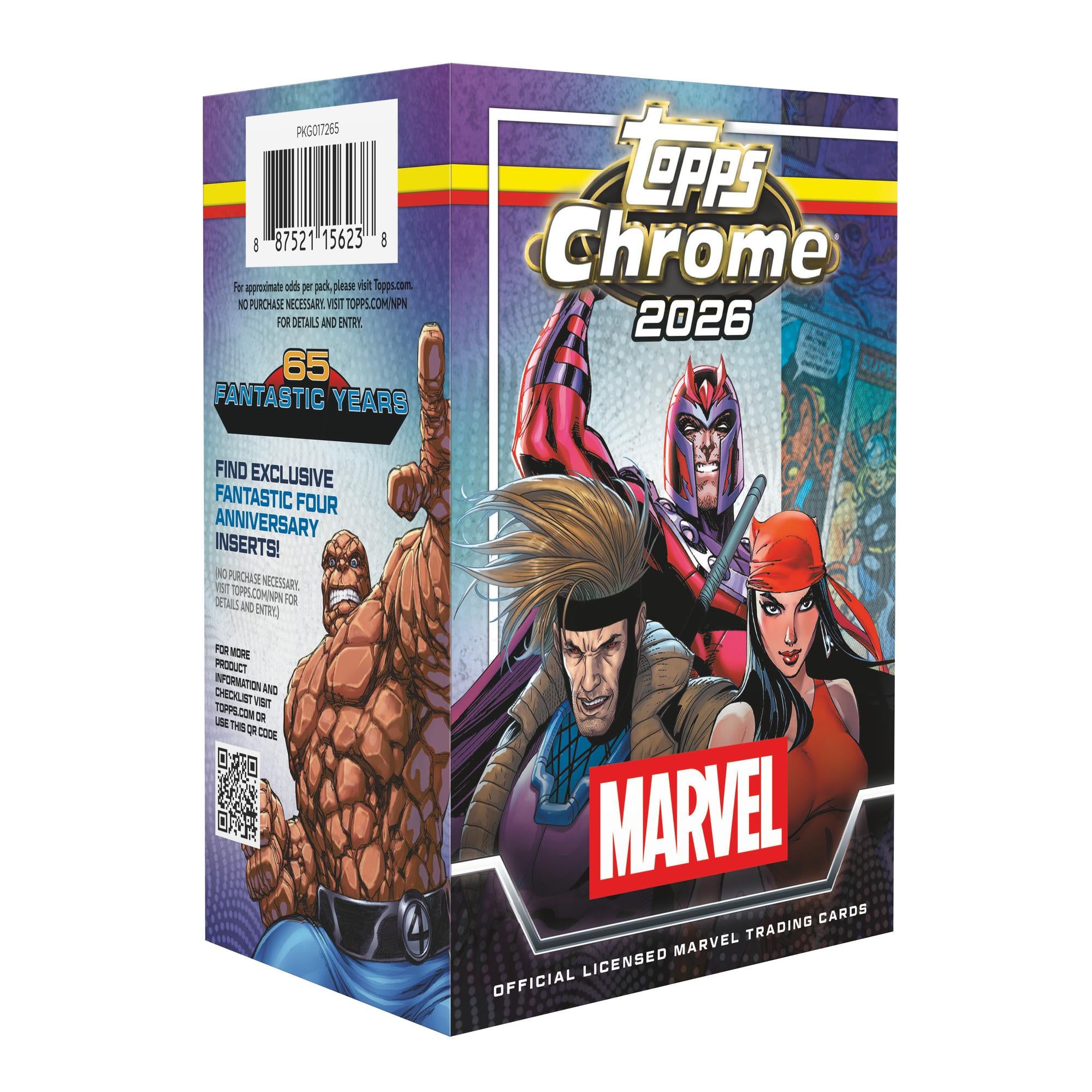 2026 Topps Chrome Marvel Comics Blaster Box — Trading Cards