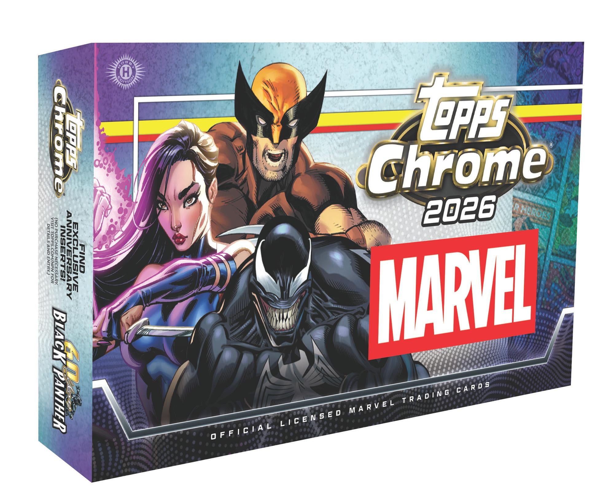 2026 Topps Marvel Comics Chrome Hobby Box — Trading Cards