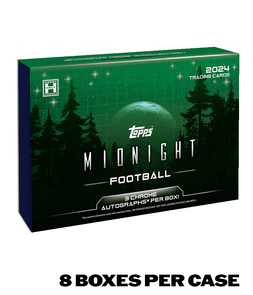 2024 Topps Midnight Football Hobby Box — Sports Trading Cards