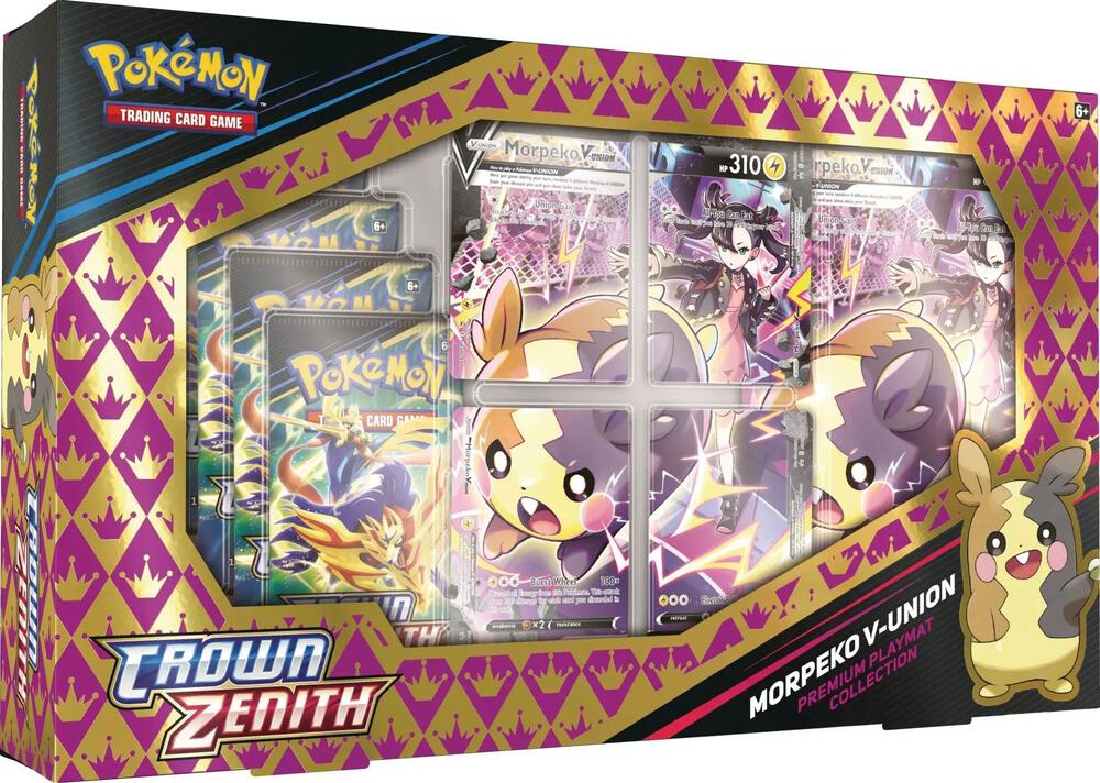 Morpeko V-UNION Playmat Premium Collection - SWSH: Crown Zenith (CRZ) — Trading Cards
