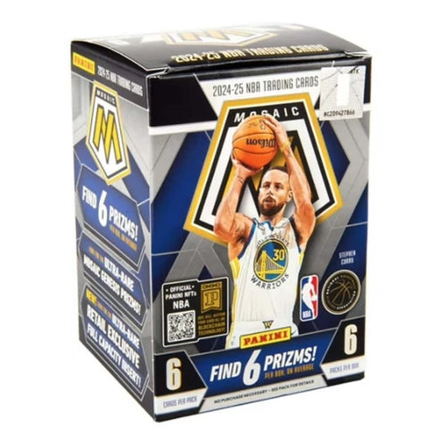 2024-25 Panini Mosaic NBA Basketball Trading Card Blaster Box — Sports Trading Cards