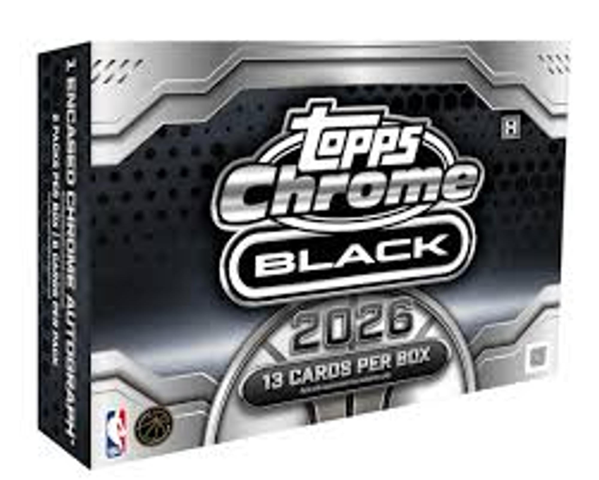 2025-26 Topps Chrome Black Basketball Hobby Box