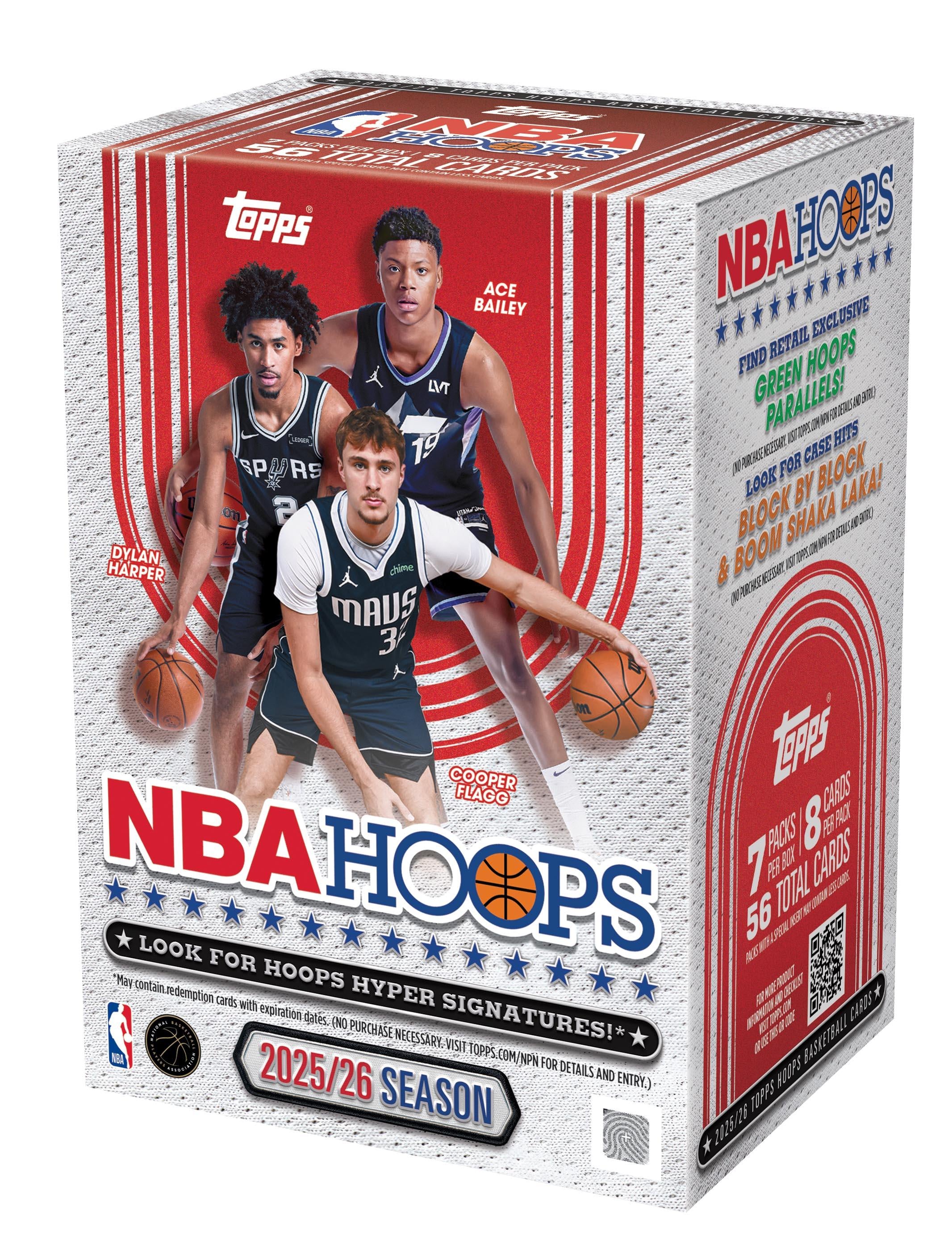 2025-26 Topps Hoops Basketball Value Box — Sports Trading Cards
