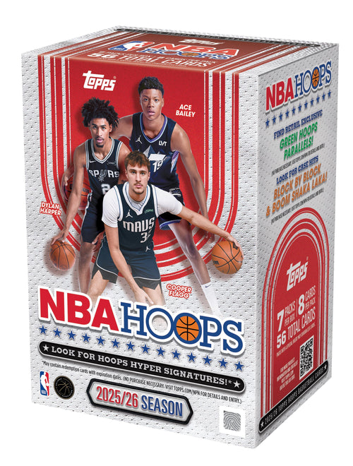 2025-26 Topps Hoops Basketball Value Box — Sports Trading Cards