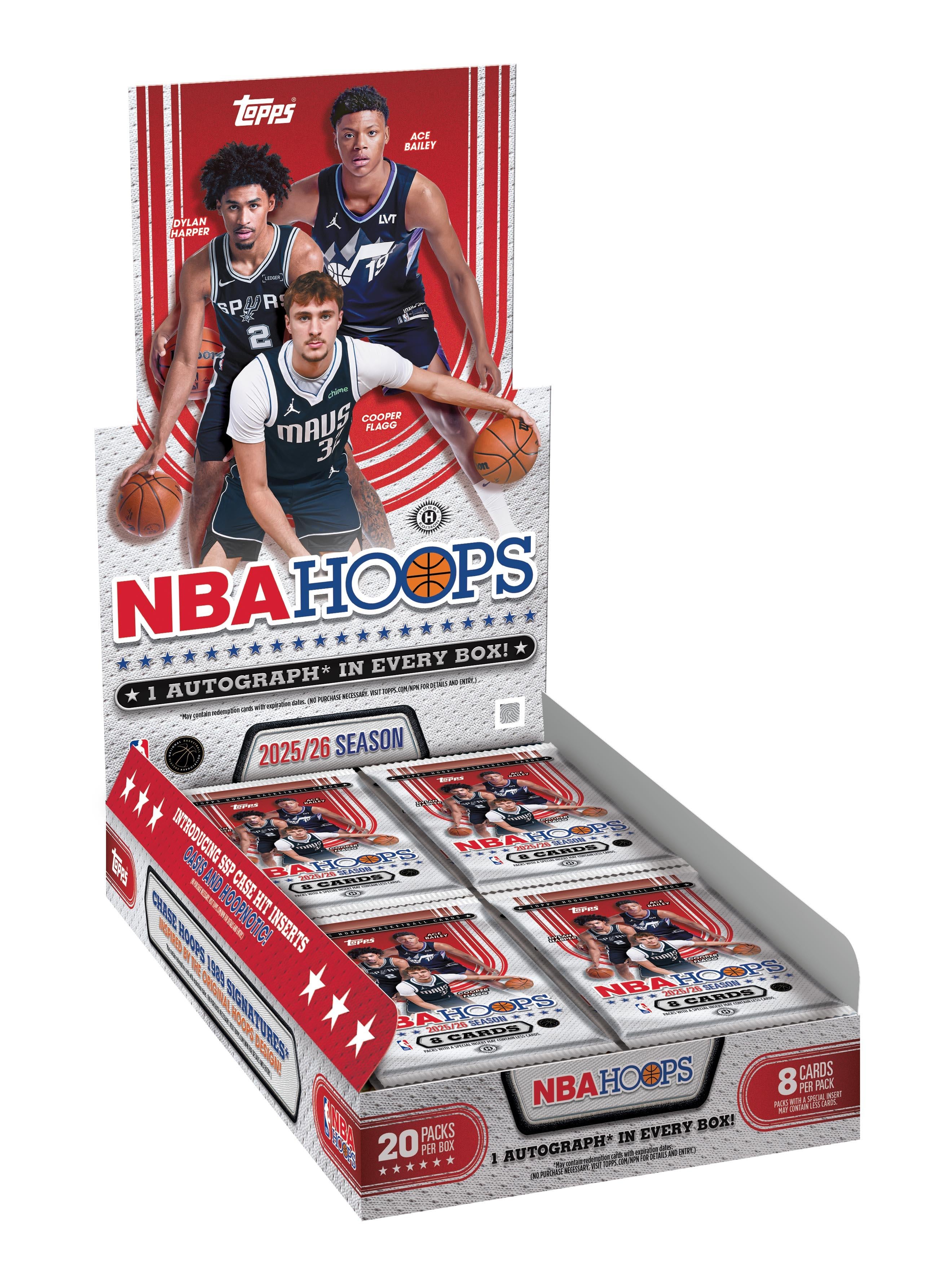 2025-26 NBA Hoops Hobby Box — Sports Trading Cards