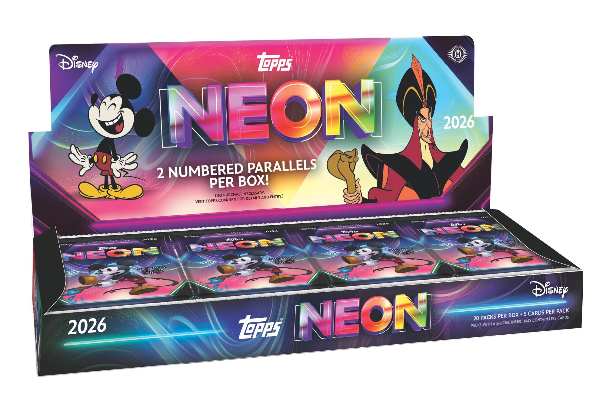 2026 Topps Disney Neon Hobby Box — Trading Cards