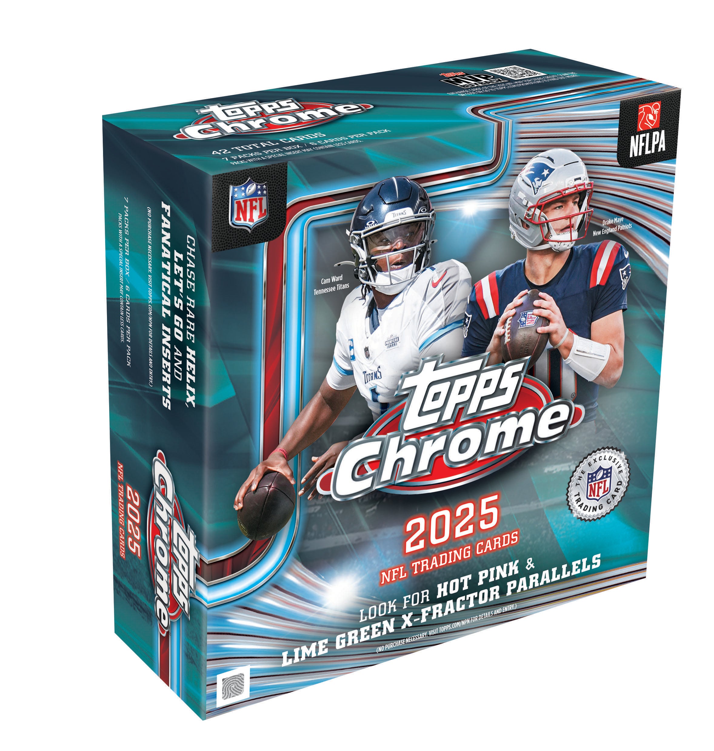 2025 Topps Chrome Football Mega Box — Sports Trading Cards