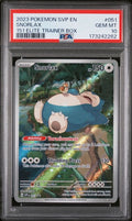 2023 POKEMON SVP EN-SV BLACK STAR PROMO 051 SNORLAX 151 ELITE TRAINER BOX PSA 10