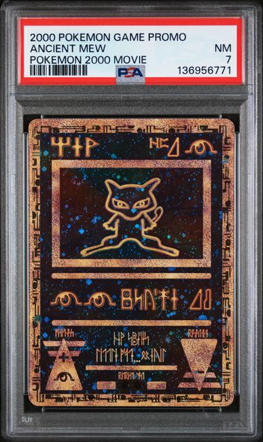 2000 Pokémon Game Movie Ancient Mew Pokémon 2000 Movie PSA 7