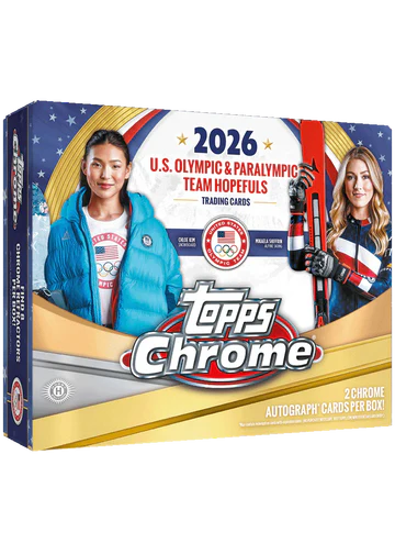 2026 Topps Chrome U.S. Winter Olympics & Paralympic Team Hopefuls Hobby Box — Trading Cards