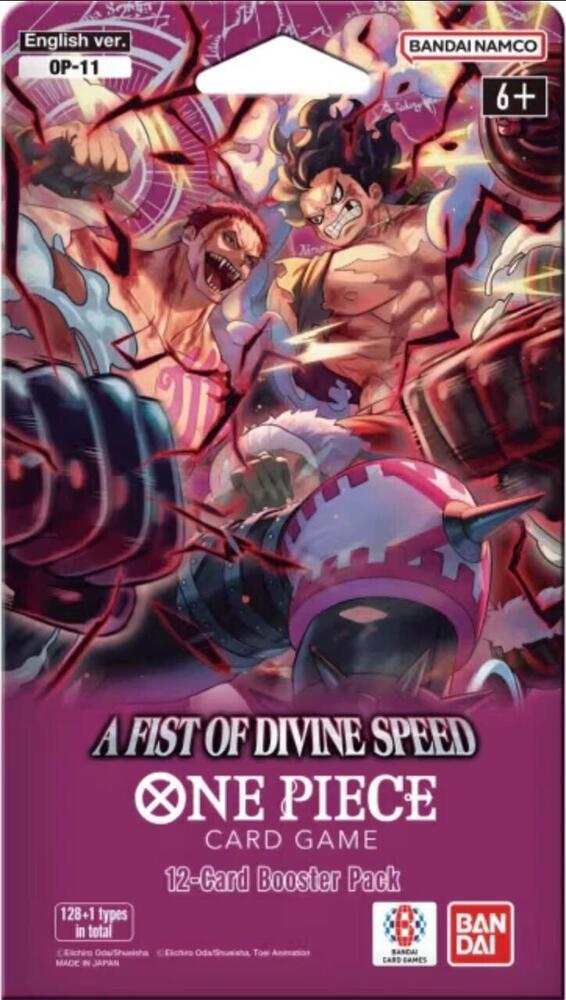 A Fist of Divine Speed - Sleeved Booster Pack ( OP11 ) — Trading Cards