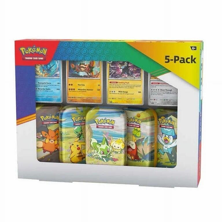 Pokemon Paldea Friends Mini Tins 5-Pack — Trading Cards