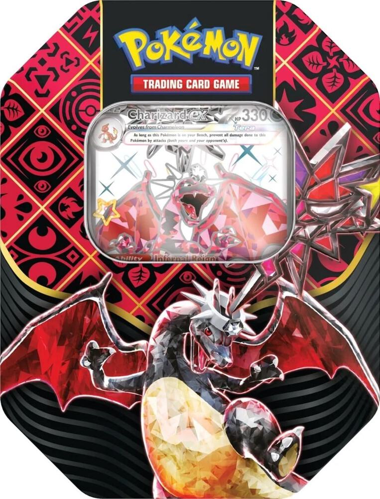 Paldean Fates International Tin [Charizard ex] - SV: Paldean Fates (PAF) — Trading Cards