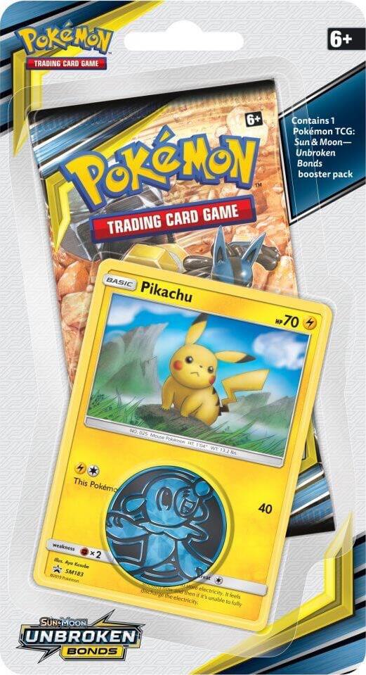 Unbroken Bonds Single Pack Blister [Pikachu] - SM - Unbroken Bonds (SM10) — Trading Cards
