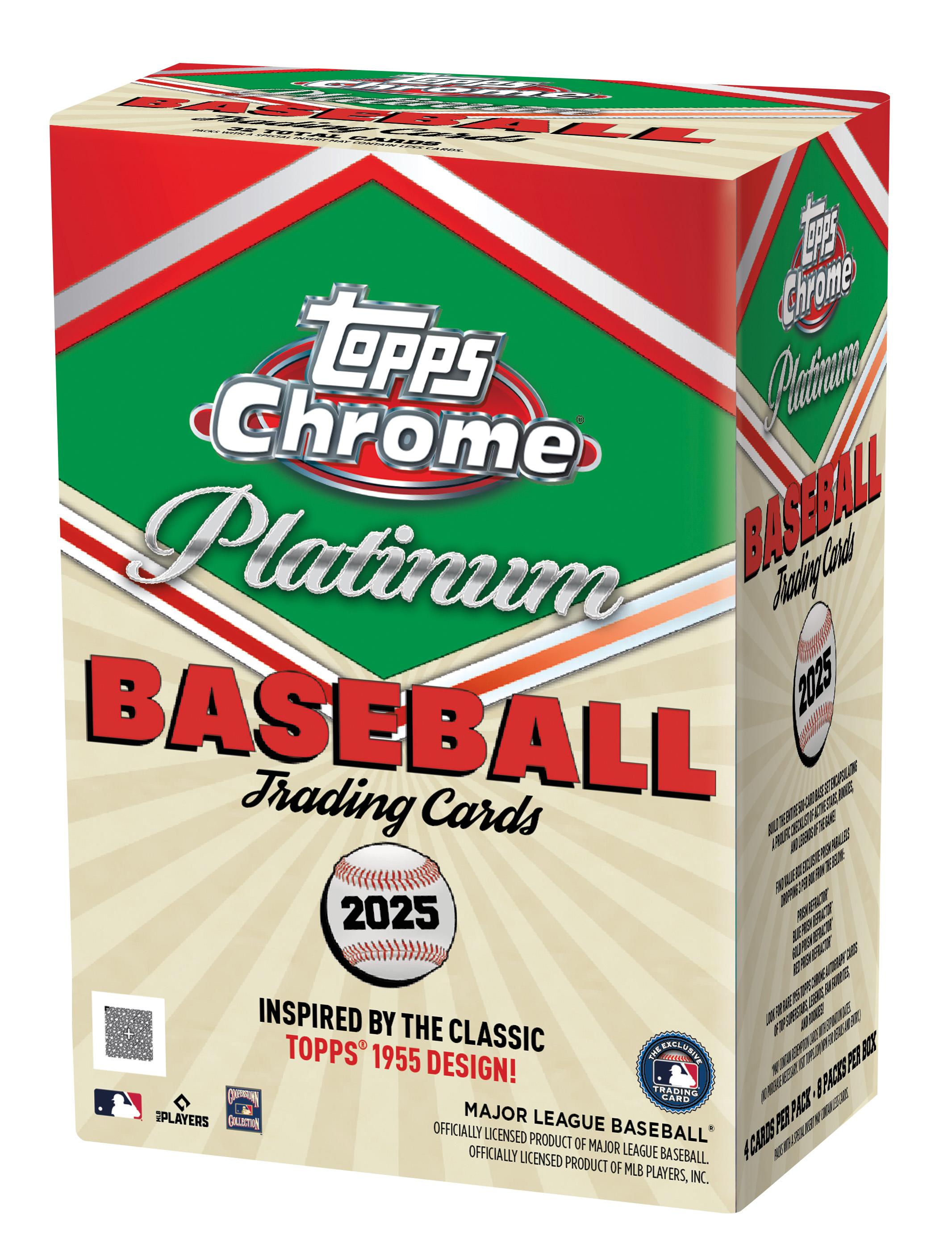 2025 Topps Chrome Platinum Anniversary Baseball Blaster Box — Sports Trading Cards