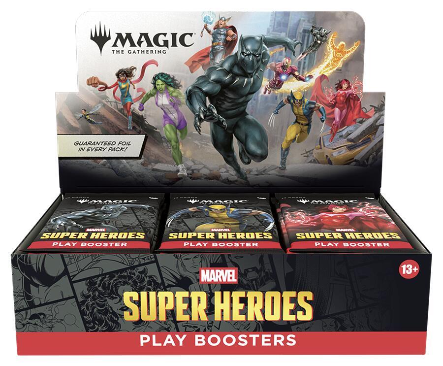 Marvel Super Heroes - Play Booster Display - Marvel Super Heroes (MSH) — Trading Cards