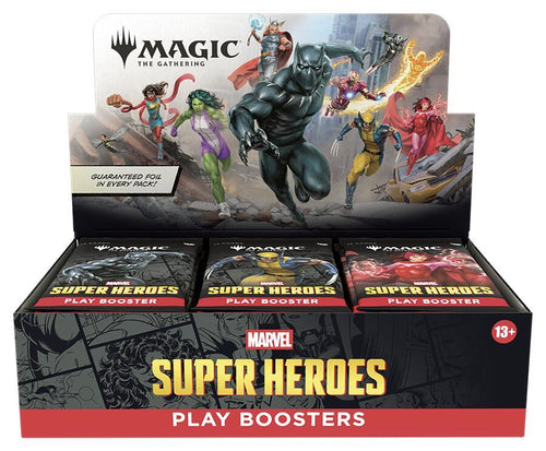 Marvel Super Heroes - Play Booster Display - Marvel Super Heroes (MSH) — Trading Cards