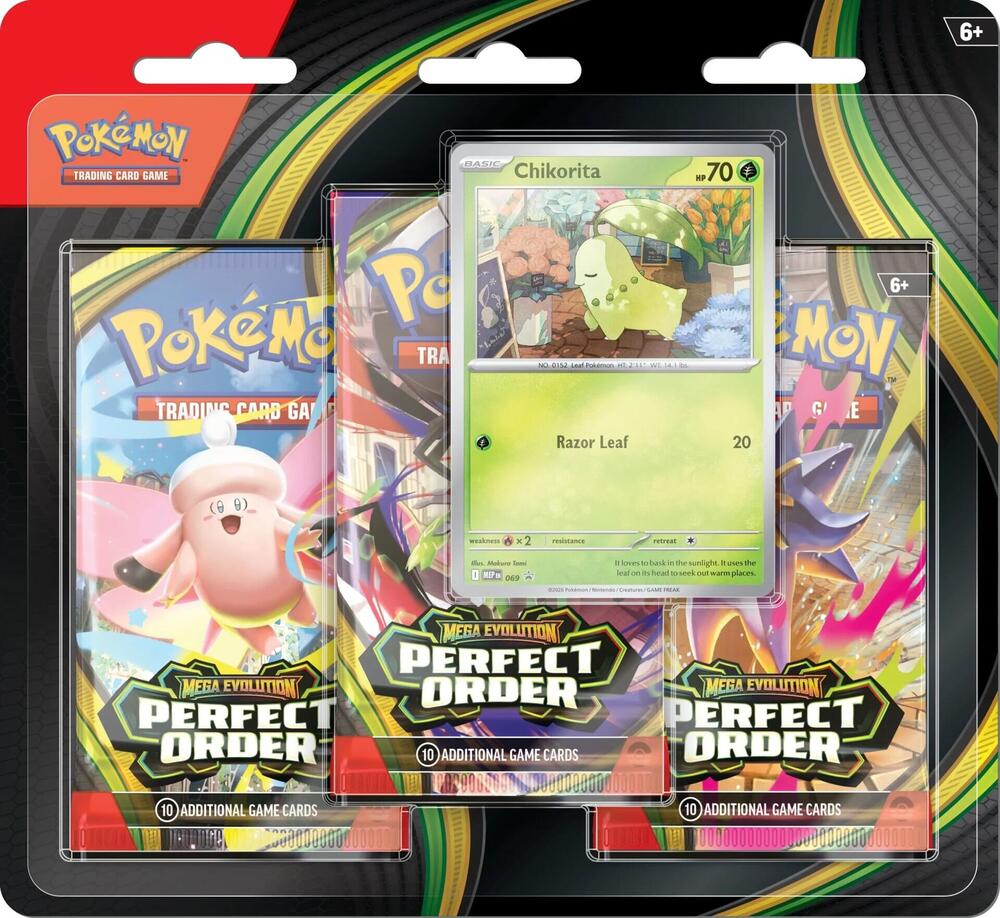 Perfect Order 3 Pack Blister - ME03: Perfect Order (ME03) — Trading Cards
