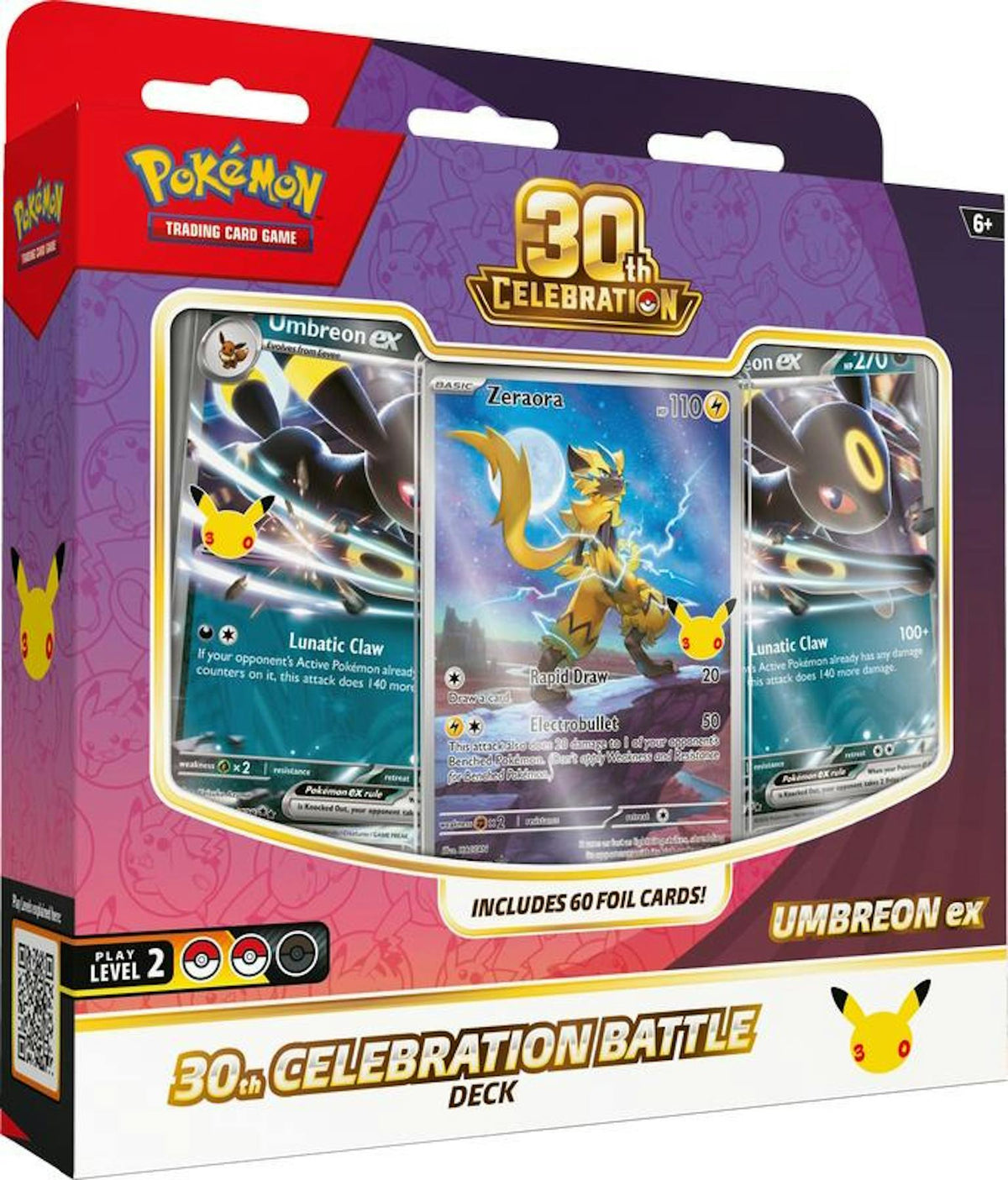 Umbreon ex 30th Celebration Battle Deck front
