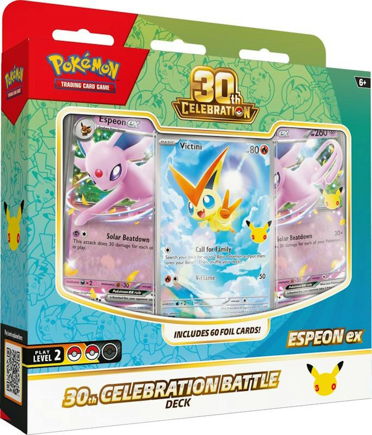 Espeon ex 30th Celebration Battle Deck front